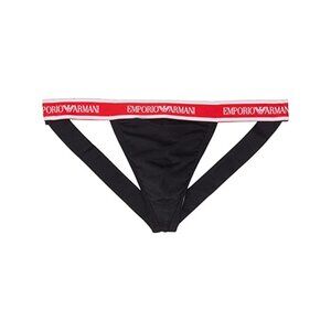 Emporio Armani 2 Pack Jockstrap Stretch Cotton-XL Black